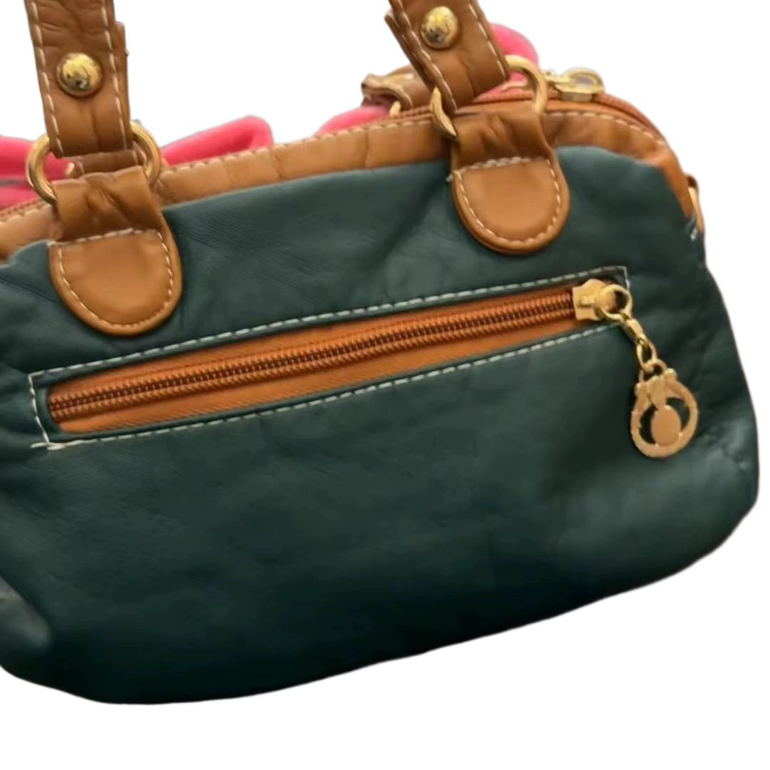 Vintage retro shoulder bag with butterfly and bunny motifs for Y2K style 2