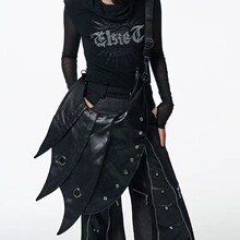 Darkvibe Punk Armor Bag with metallic accents, worn as a crossbody bag 7